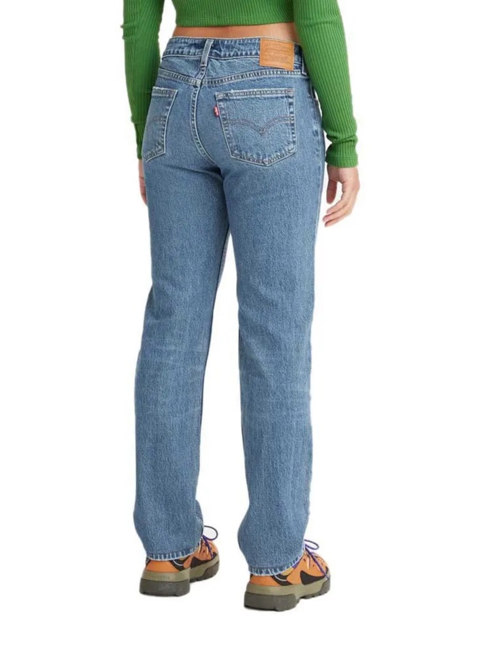 Levi's Women's High-Rise low pro Straight Jeans - Light Blue